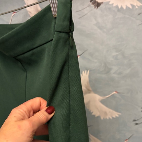 ANN TAYLOR Boot Cut Elegant Green Women's Pants - Picture 3 of 3